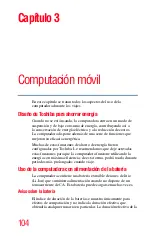 Preview for 104 page of Toshiba Satellite P800 (Spanish) Manual Del Usuario