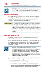 Preview for 106 page of Toshiba Satellite P800 (Spanish) Manual Del Usuario