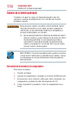 Preview for 114 page of Toshiba Satellite P800 (Spanish) Manual Del Usuario