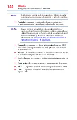 Preview for 144 page of Toshiba Satellite P800 (Spanish) Manual Del Usuario