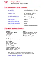 Preview for 182 page of Toshiba Satellite P800 (Spanish) Manual Del Usuario