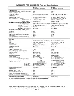 Preview for 1 page of Toshiba Satellite Pro 400CDT Specification Sheet