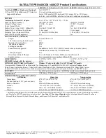 Preview for 3 page of Toshiba Satellite Pro 440CDT Specifications