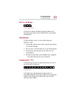 Preview for 61 page of Toshiba Satellite Pro 4600 Series User Manual