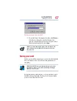 Preview for 67 page of Toshiba Satellite Pro 4600 Series User Manual