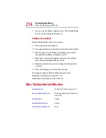 Preview for 214 page of Toshiba Satellite Pro 4600 Series User Manual