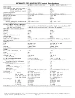 Предварительный просмотр 1 страницы Toshiba Satellite Pro 460CDX Specification Sheet