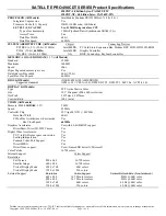 Toshiba Satellite Pro 490CDT Specification Sheet preview