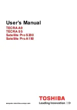 Предварительный просмотр 1 страницы Toshiba Satellite Pro A150 User Manual