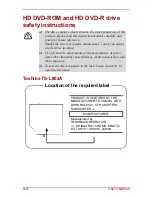 Preview for 18 page of Toshiba Satellite Pro A210 Series User Manual