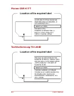 Preview for 22 page of Toshiba Satellite Pro A210 Series User Manual