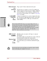 Preview for 60 page of Toshiba Satellite Pro A210 Series User Manual