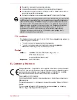 Preview for 4 page of Toshiba Satellite Pro A500 series User Manual