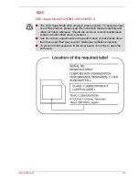 Preview for 19 page of Toshiba Satellite Pro A500 series User Manual