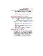 Preview for 45 page of Toshiba /Satellite Pro E40-A User Manual