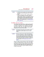 Preview for 47 page of Toshiba /Satellite Pro E40-A User Manual