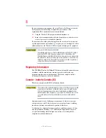 Preview for 8 page of Toshiba Satellite Pro L350 Series User Manual