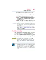 Preview for 47 page of Toshiba Satellite Pro L350 Series User Manual