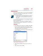 Preview for 87 page of Toshiba Satellite Pro L350 Series User Manual