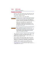 Preview for 112 page of Toshiba Satellite Pro L350 Series User Manual