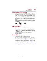 Preview for 41 page of Toshiba Satellite Pro L450 User Manual