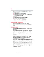 Preview for 4 page of Toshiba Satellite Pro L550 User Manual