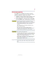 Preview for 7 page of Toshiba Satellite Pro L550 User Manual