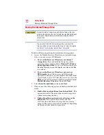 Preview for 72 page of Toshiba Satellite Pro L550 User Manual