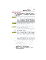 Preview for 51 page of Toshiba Satellite Pro M300 User Manual