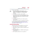 Preview for 59 page of Toshiba Satellite Pro M300 User Manual