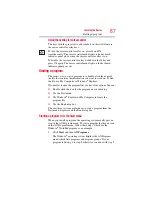 Preview for 87 page of Toshiba Satellite Pro M300 User Manual