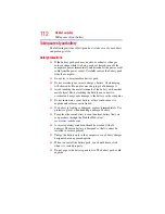 Preview for 112 page of Toshiba Satellite Pro M300 User Manual