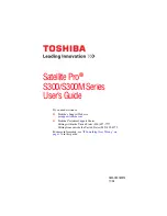 Preview for 1 page of Toshiba Satellite Pro S300-EZ1511 User Manual