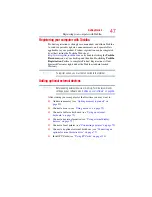 Preview for 47 page of Toshiba Satellite Pro S300-EZ1511 User Manual