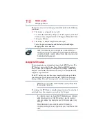 Preview for 110 page of Toshiba Satellite Pro S300-EZ1511 User Manual