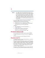 Preview for 4 page of Toshiba Satellite Pro S300L (Spanish) Manual Del Usuario