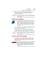 Preview for 49 page of Toshiba Satellite Pro S300L (Spanish) Manual Del Usuario