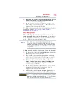 Preview for 73 page of Toshiba Satellite Pro S300L (Spanish) Manual Del Usuario