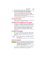 Preview for 81 page of Toshiba Satellite Pro S300L (Spanish) Manual Del Usuario