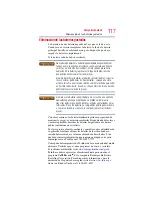 Preview for 117 page of Toshiba Satellite Pro S300L (Spanish) Manual Del Usuario