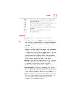 Preview for 219 page of Toshiba Satellite Pro S300L (Spanish) Manual Del Usuario