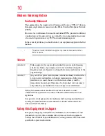 Preview for 10 page of Toshiba Satellite Pro U300-RW1 User Manual