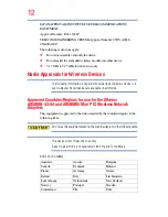 Preview for 12 page of Toshiba Satellite Pro U300-RW1 User Manual