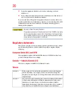 Preview for 20 page of Toshiba Satellite Pro U300-RW1 User Manual