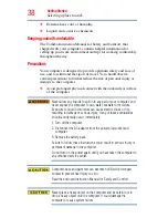 Preview for 38 page of Toshiba Satellite Pro U300-RW1 User Manual