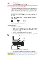 Preview for 46 page of Toshiba Satellite Pro U300-RW1 User Manual