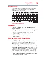 Preview for 75 page of Toshiba Satellite Pro U300-RW1 User Manual