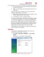 Preview for 99 page of Toshiba Satellite Pro U300-RW1 User Manual