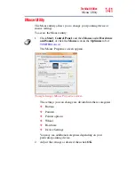 Preview for 141 page of Toshiba Satellite Pro U300-RW1 User Manual