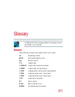 Preview for 211 page of Toshiba Satellite Pro U300-RW1 User Manual